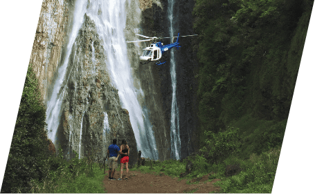 jurassic falls helicopters tours